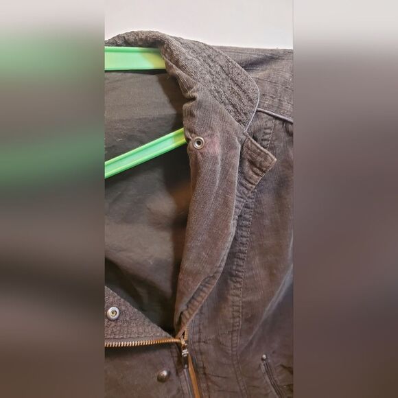 Size 8 Olsen Europe Brown Corduroy Blazer Jacket and Textured Fabric 98% Cotton - Picture 2 of 13